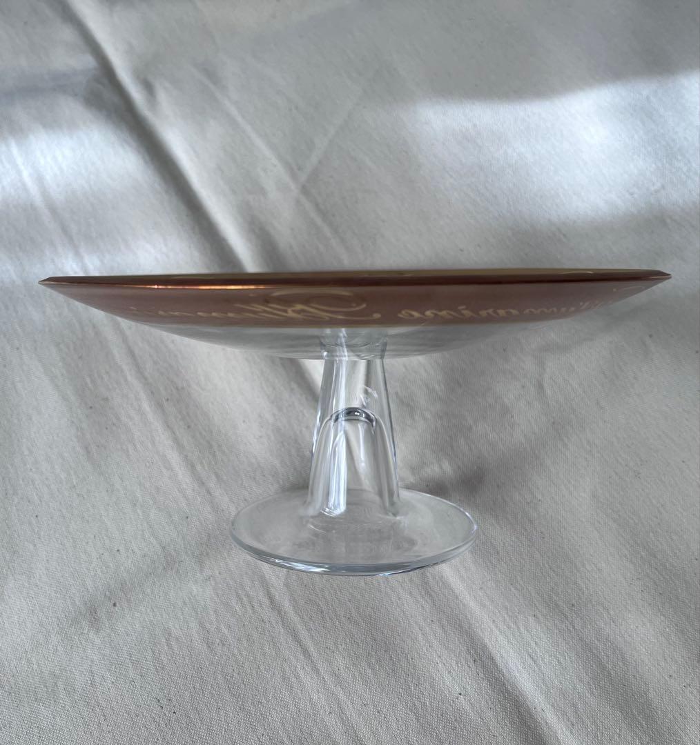 未使用品【Blumarine】ガラス製 ケーキスタンド ブルマリン ホーム 希少