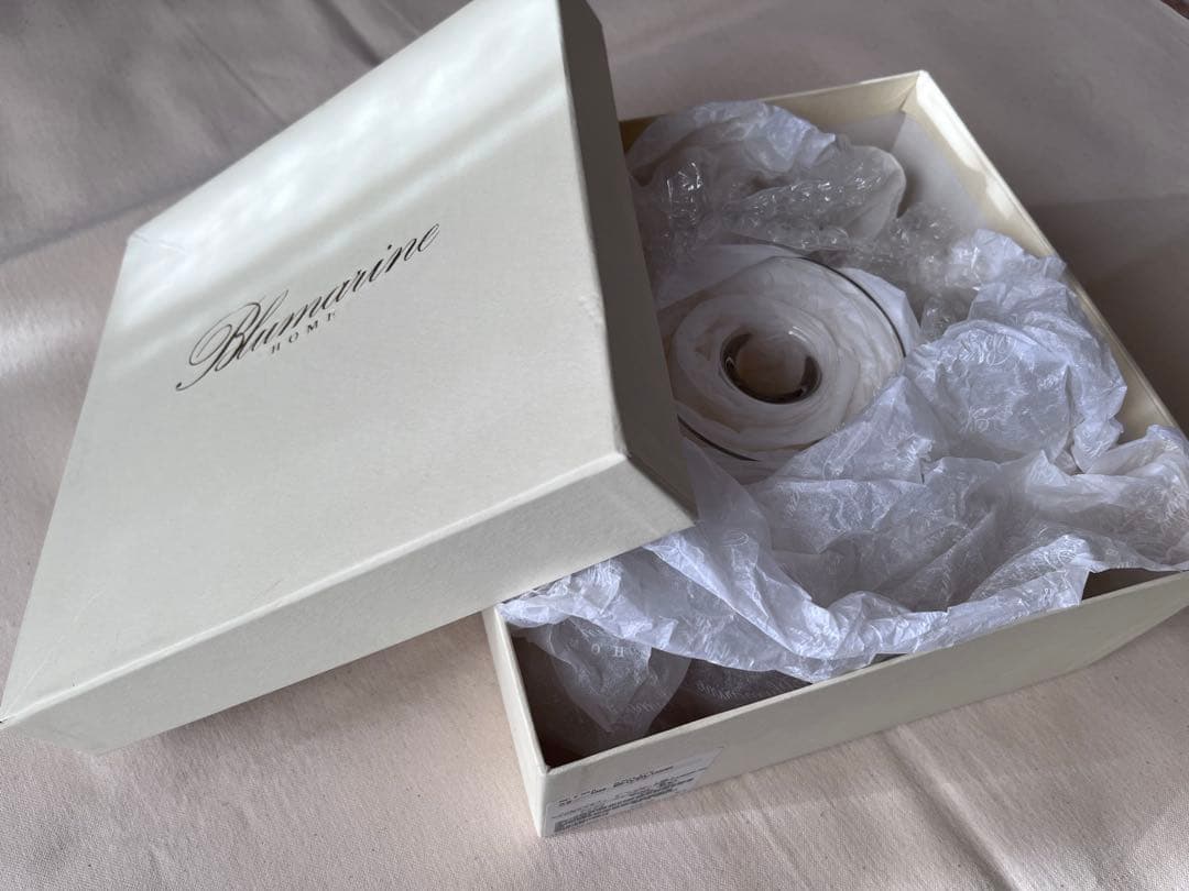 未使用品【Blumarine】ガラス製 ケーキスタンド ブルマリン ホーム 希少