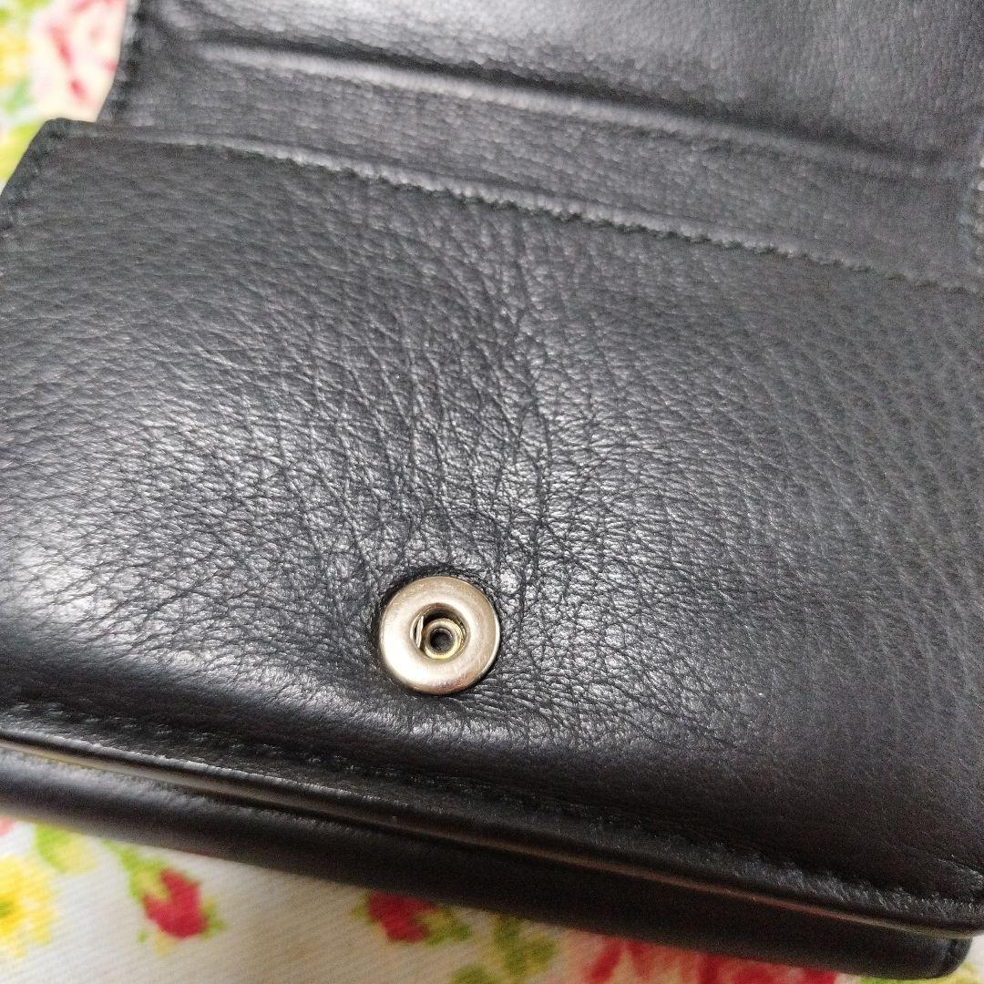 バレンシアガ 三つ折りコンパクト財布 ミニ財布 黒