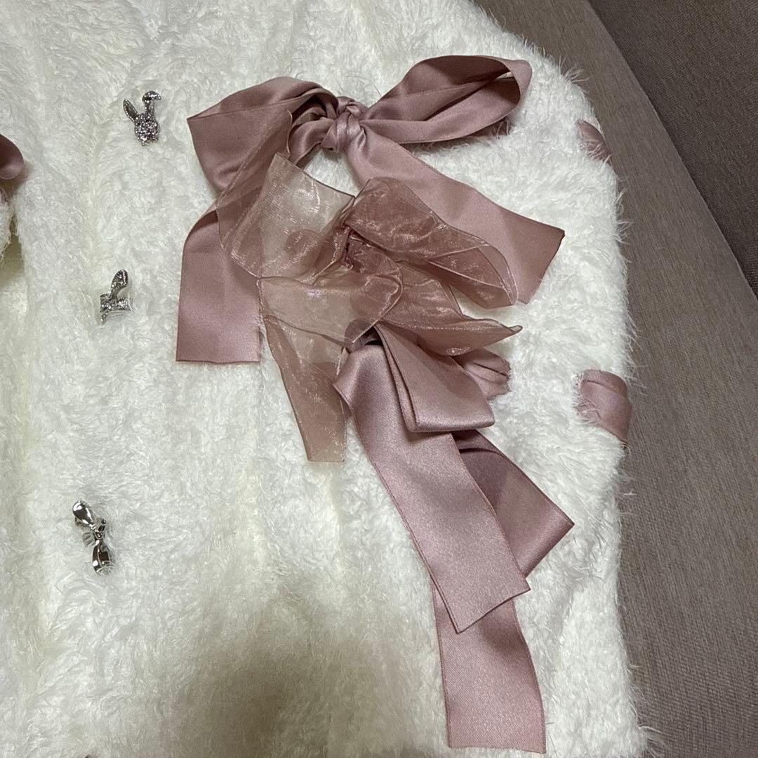 SNIDEL  ハロウィン　ニットカーディガン　リボン