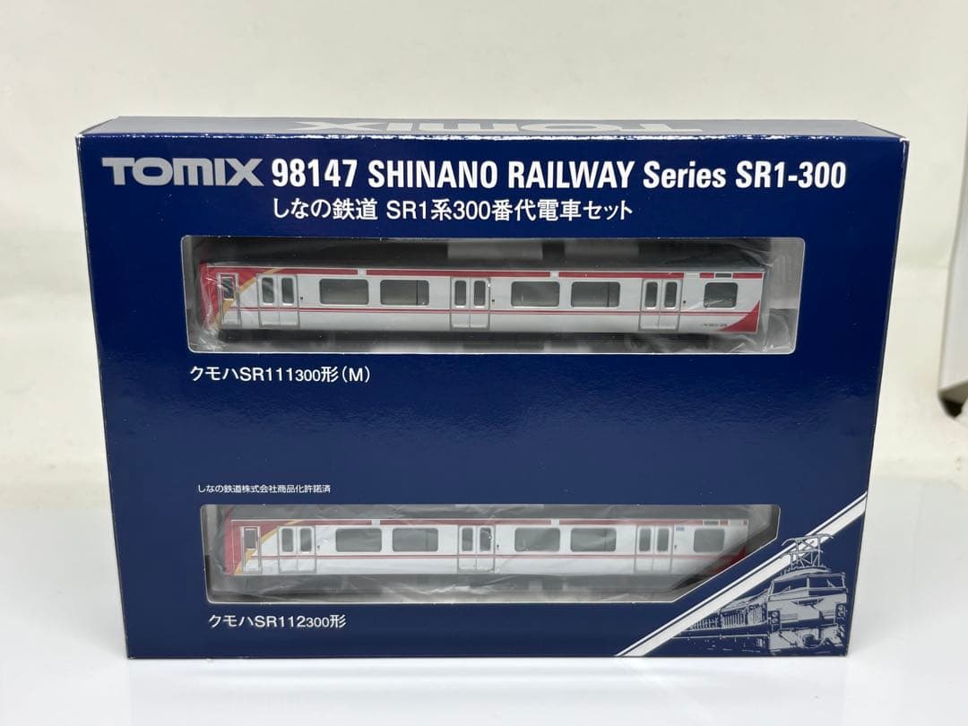 美品！ TOMIX 98147 しなの鉄道 SR1系300番代 インレタ貼付済