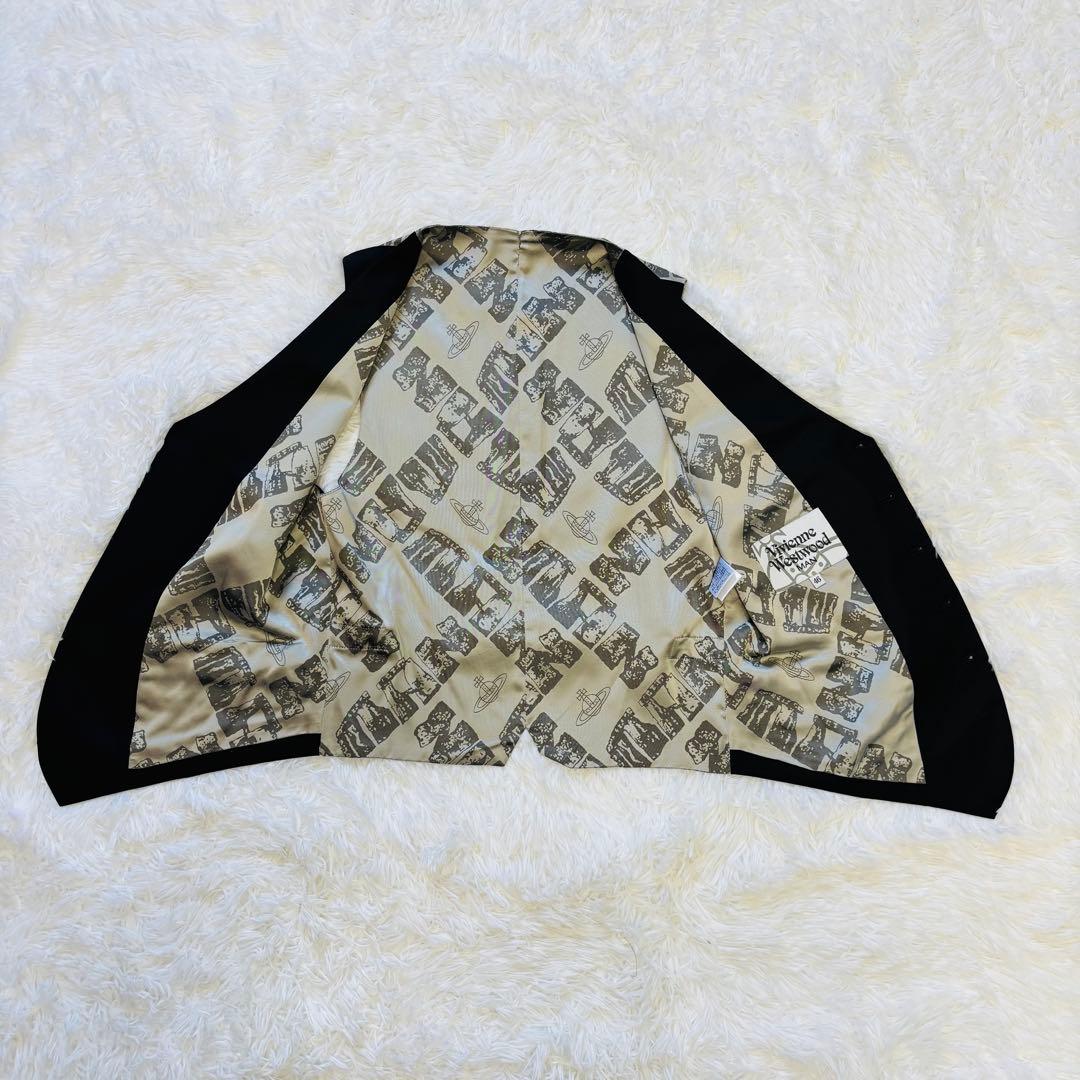 ヴィヴィアンウエストウッド マン ジレ ベスト 46 オーブ 総裏地 前開き M
