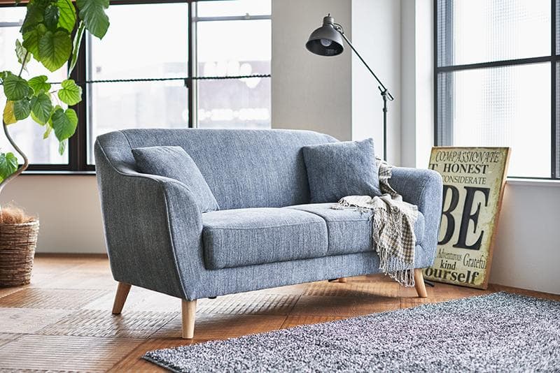 【新品・未使用】　2人掛けソファー　147×76×77