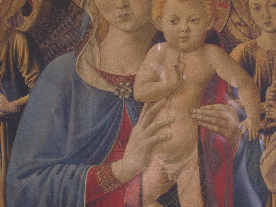 骨董市掘り出し品唐時代　敦煌莫高窟壁画 彩絵　人物像I1636A10-4