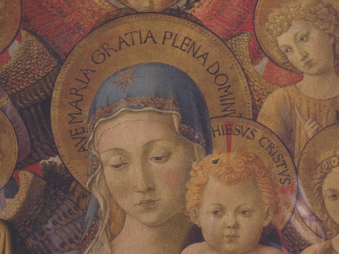 骨董市掘り出し品唐時代　敦煌莫高窟壁画 彩絵　人物像I1636A10-4