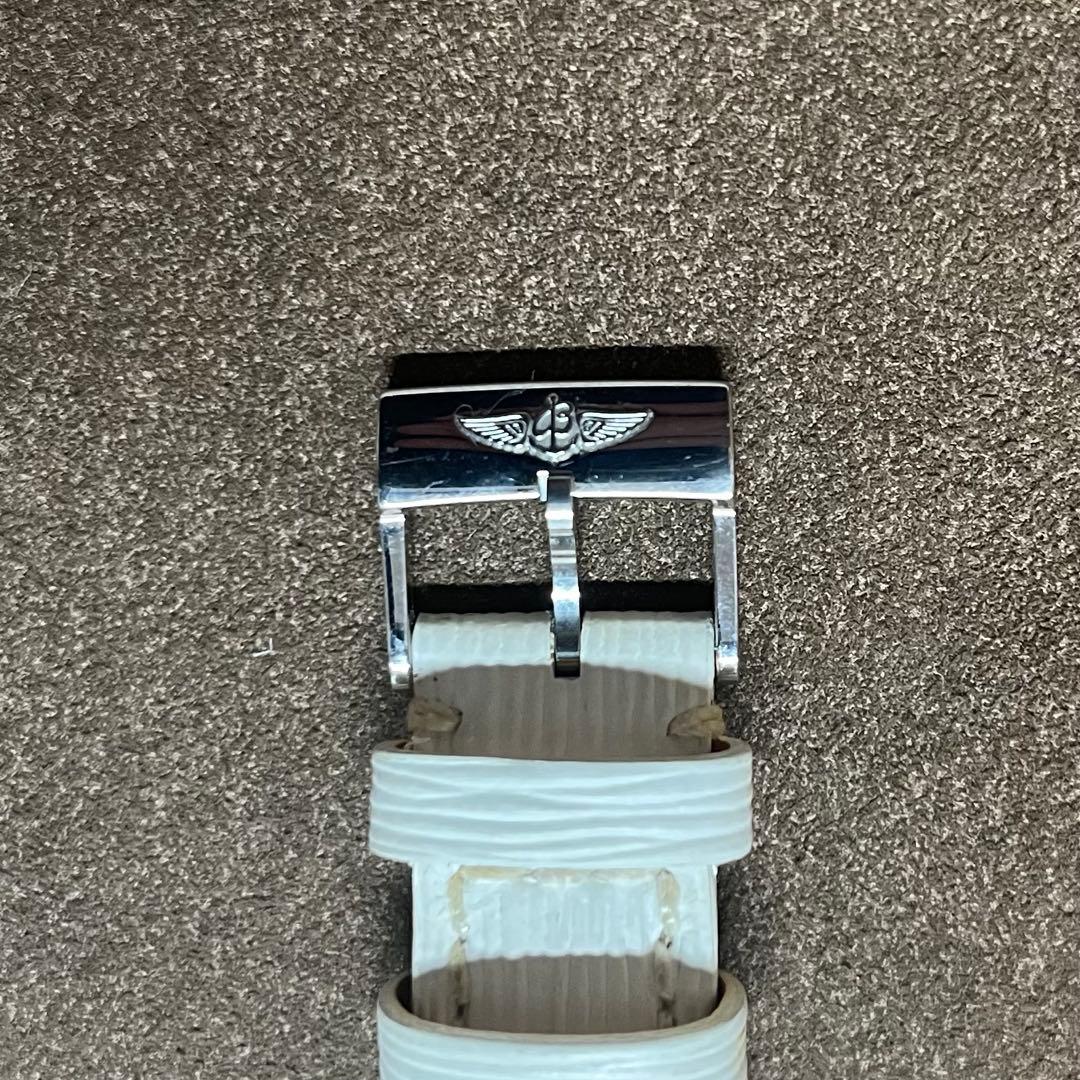 BREITLING ホワイトレザーベルト 236X