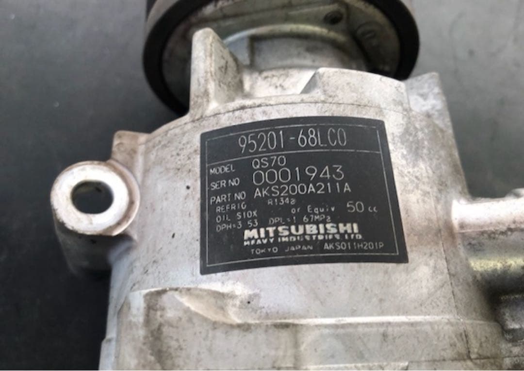 コンプレッサー スイフト ZC72S スズキ K12B 95201-68LC0