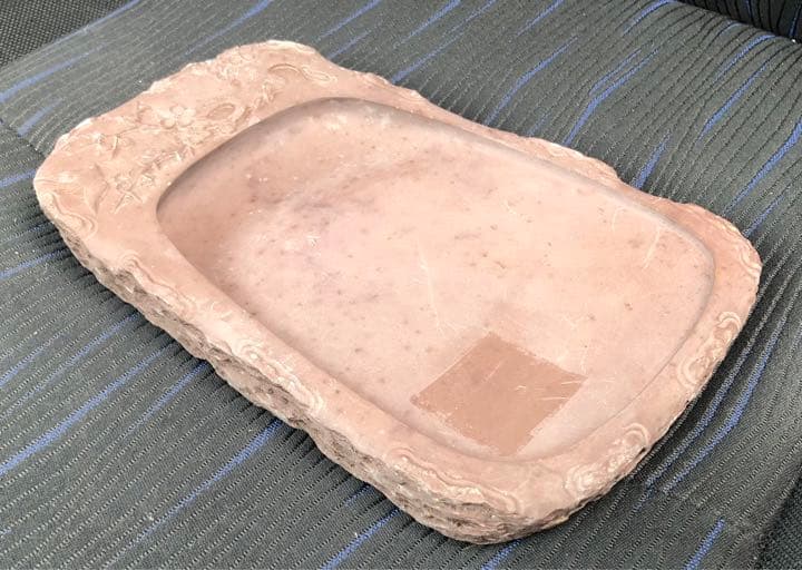 ⬛️ 稀少！⬛️ 昭和　レトロ　骨董品！⬛️ 硯　すずり！⬛️ 入れ物・蓋 付き！⬛️