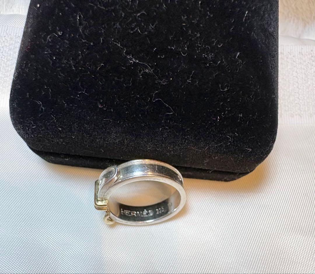 HERMES　サンチュール リング SV925/K18YG