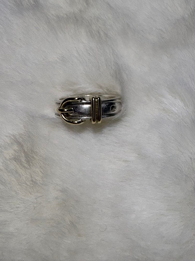 HERMES　サンチュール リング SV925/K18YG