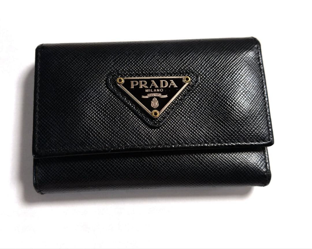 限界高校生　PRADA ブラック 6連キーケース