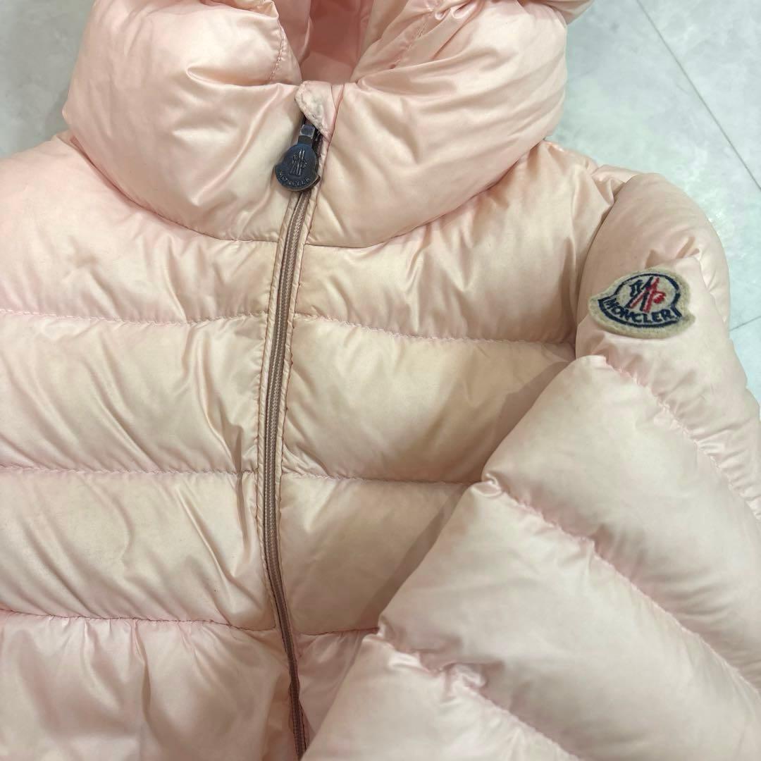 MONCLER キッズ ODILE ピンク フード付きダウン