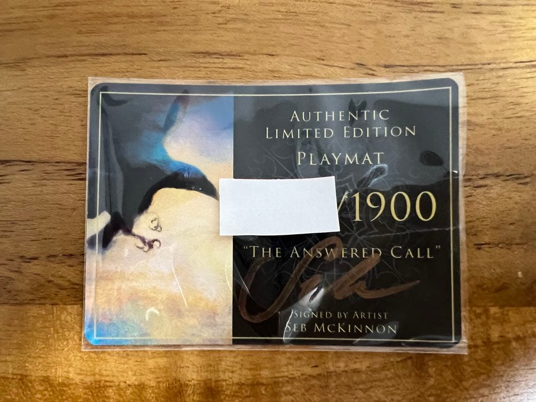 プレイマット　\"THE ANSWERED CALL\"　Seb McKinnon