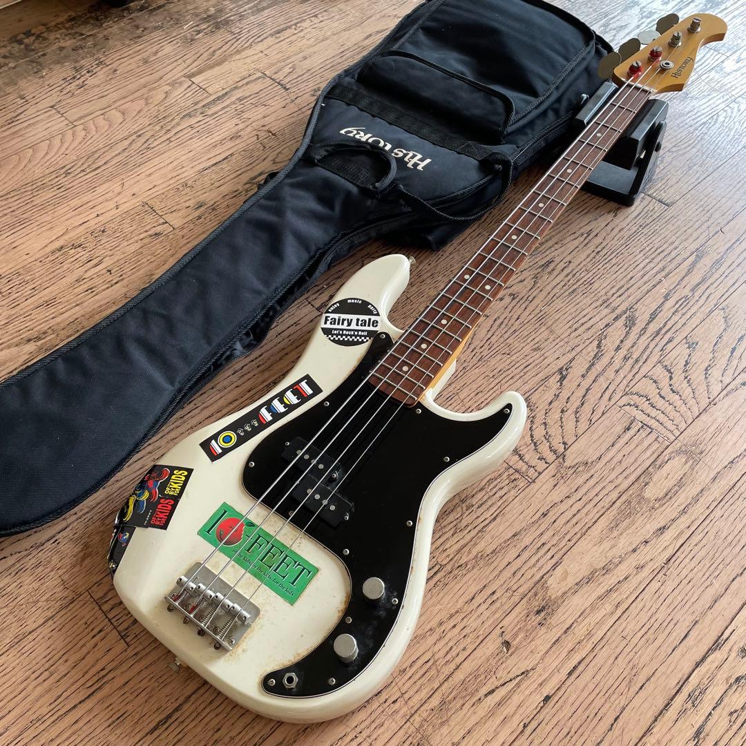 History ヒストリー エレキベース SZP-1 PB ホワイト 白