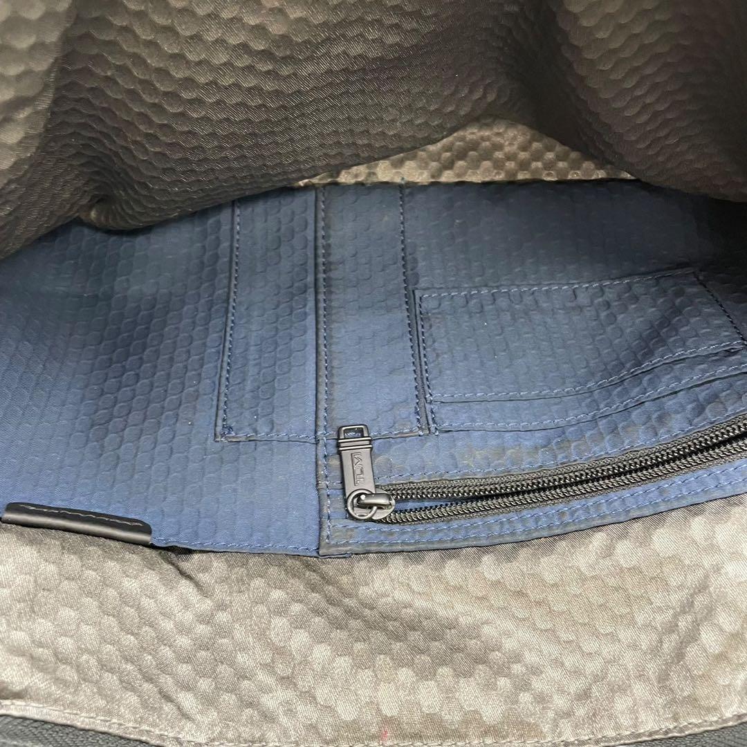 美品　トゥミ　3way ビジネスバッグ　ブラボー　マウンテン　レザー　ネイビー