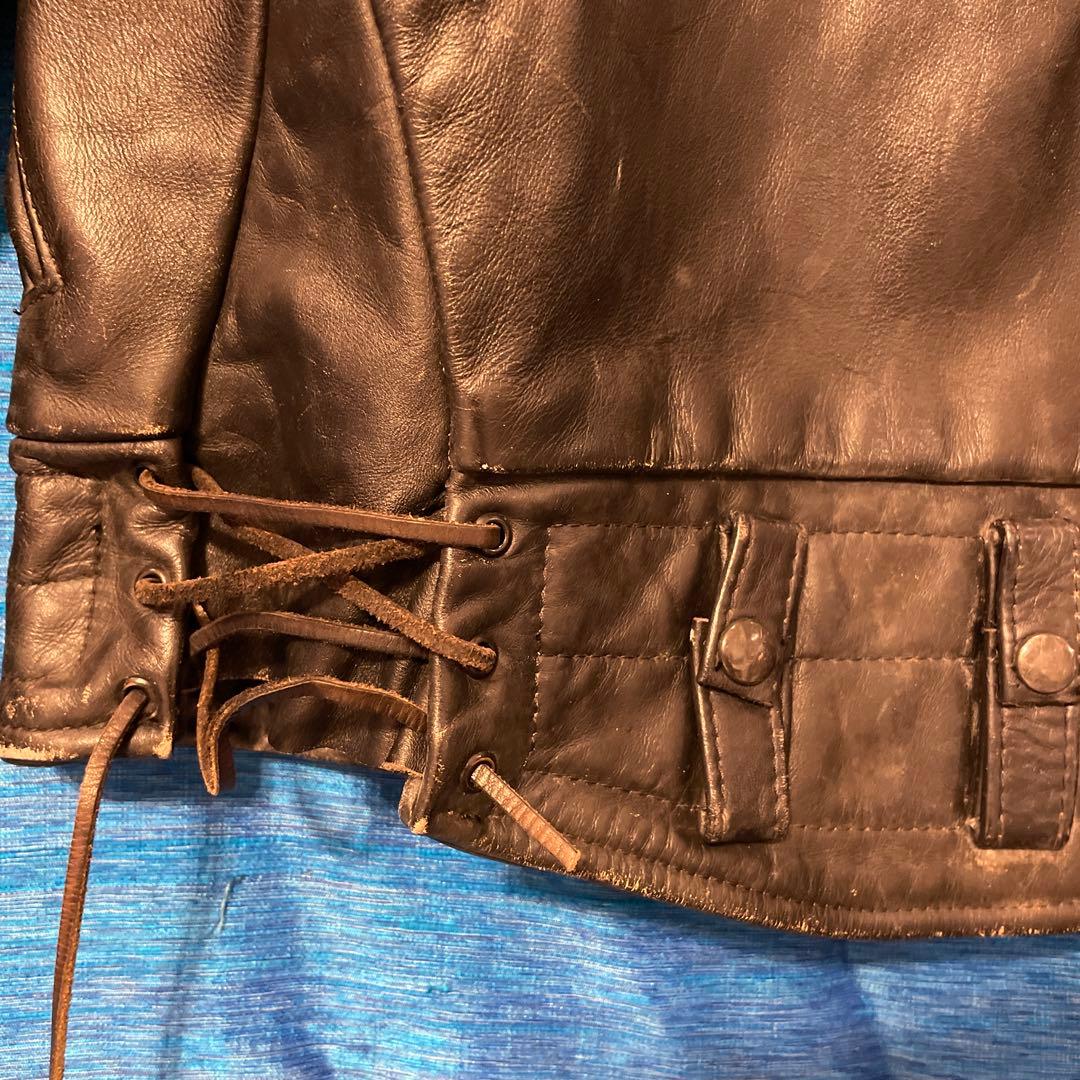 vanson バンソン　メンズ　ビンテージ　レザーライダースジャケット