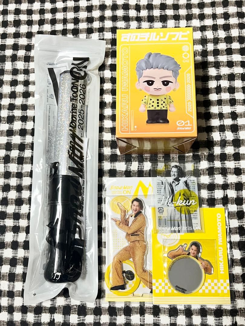 Man ON ツアーグッズ、ペンライト　岩本照①