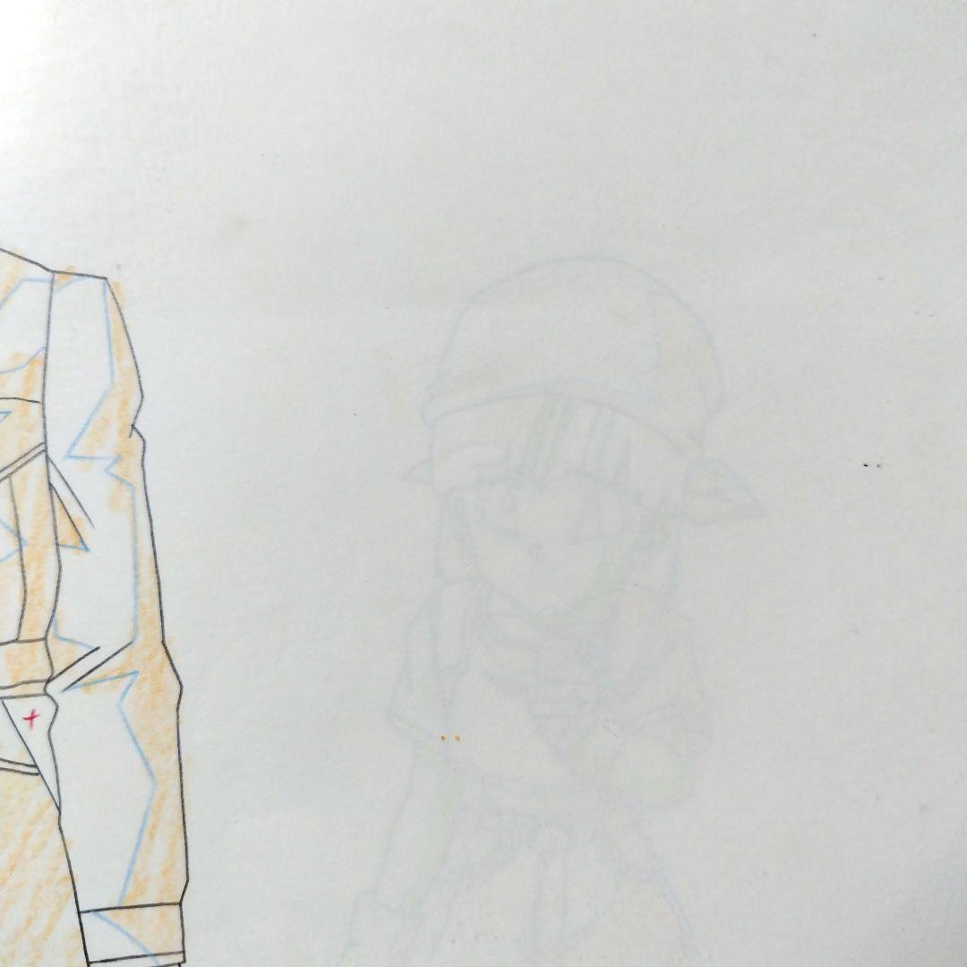 ドラゴンボール GT 背景合致 セル画 ビーデル ＆ パン