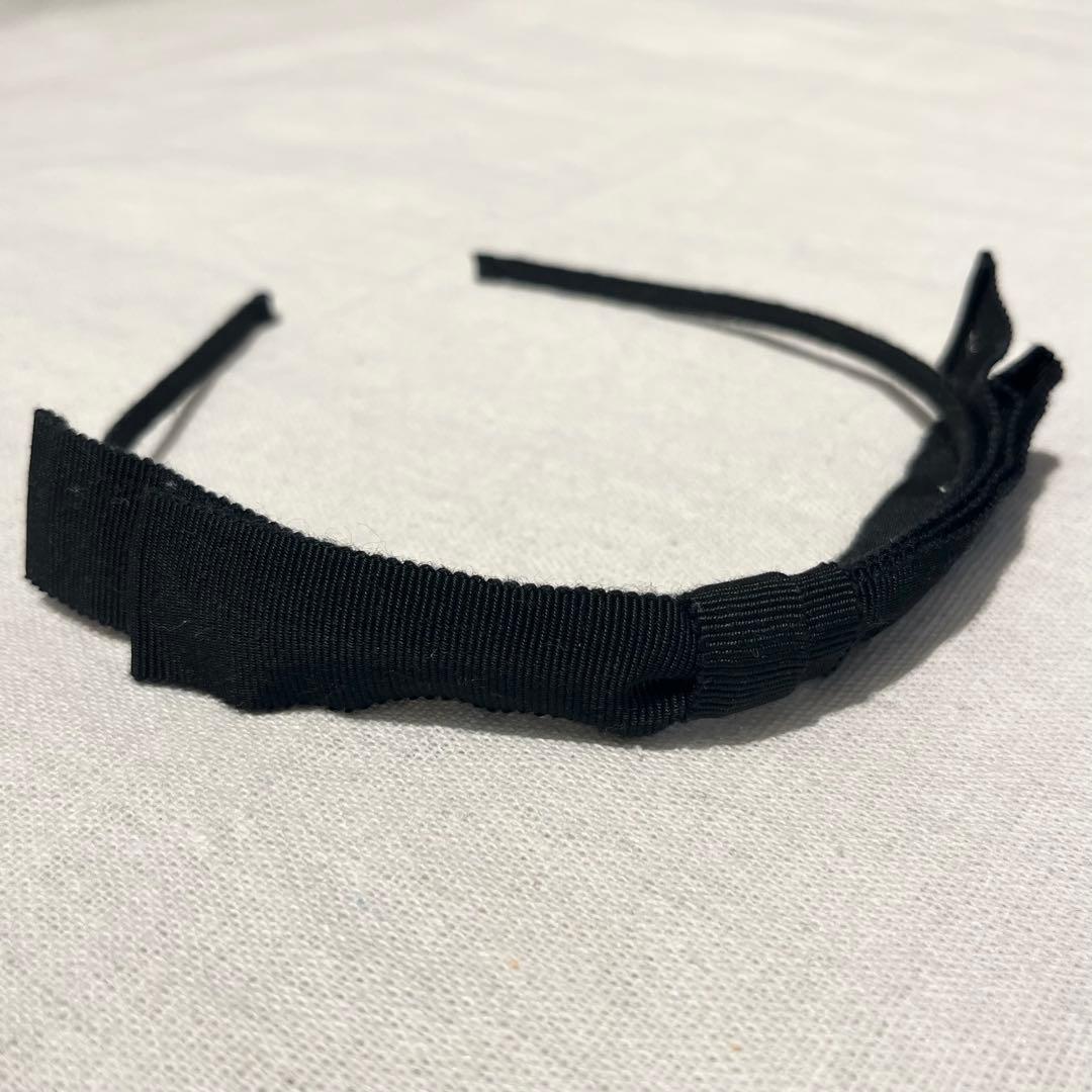 CHANEL カチューシャ リボン キャンバス