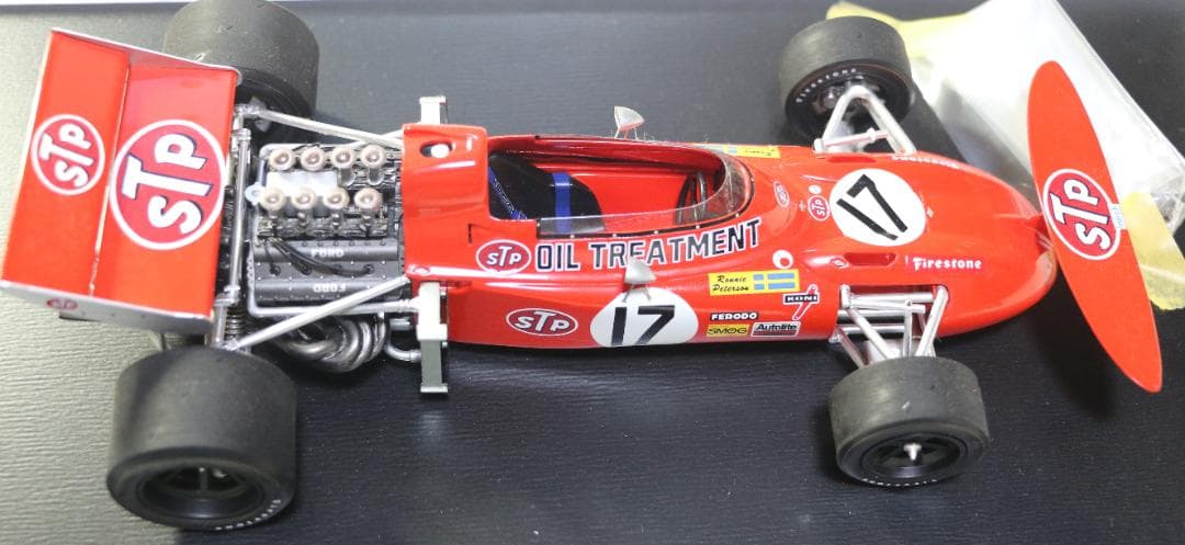 超希少　SPARK 　マーチ７１１　１９７１モナコ　Ｒ・ピーターソン 1/18