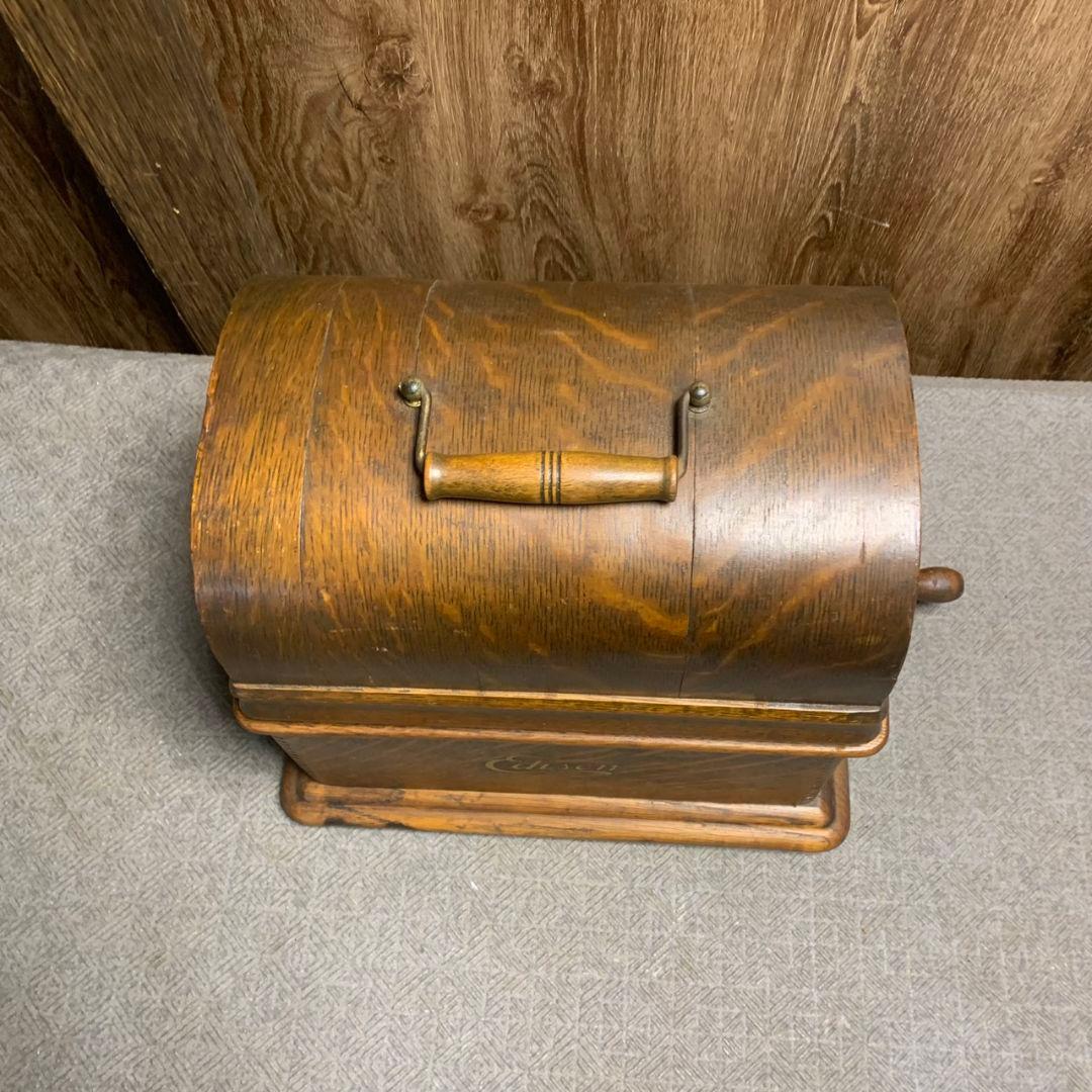 K637 エジソン Edison 蓄音機 ※現状品