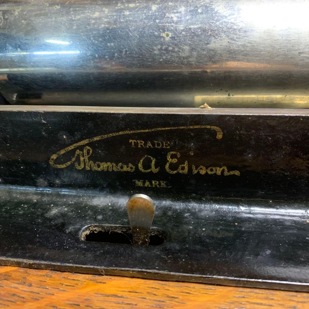 K637 エジソン Edison 蓄音機 ※現状品