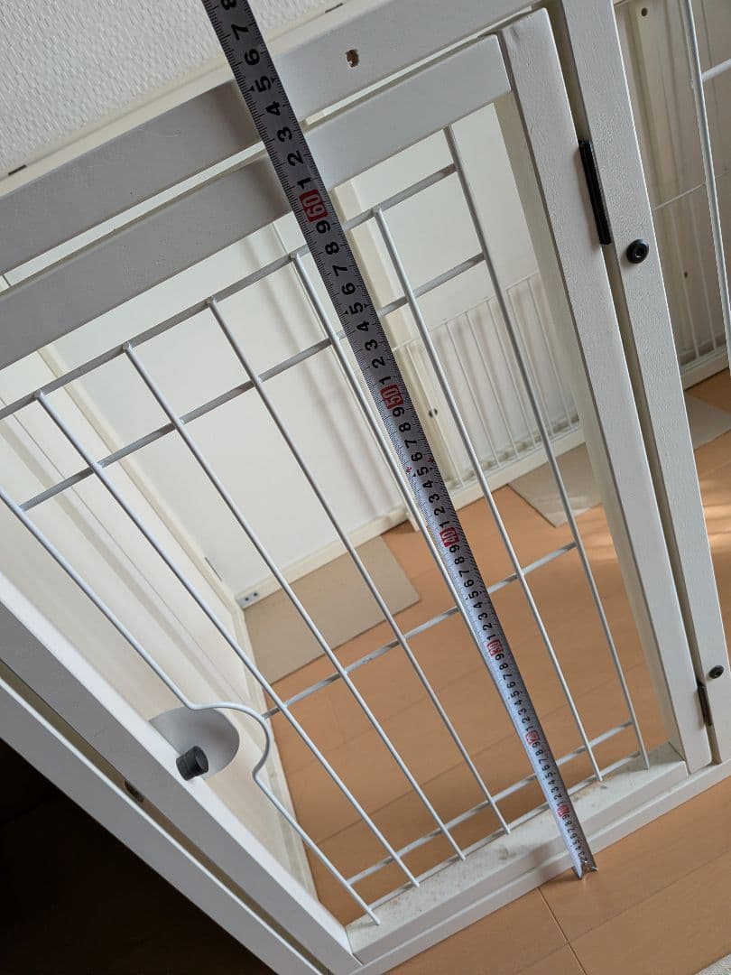 ホワイト木製ペットサークル 本体