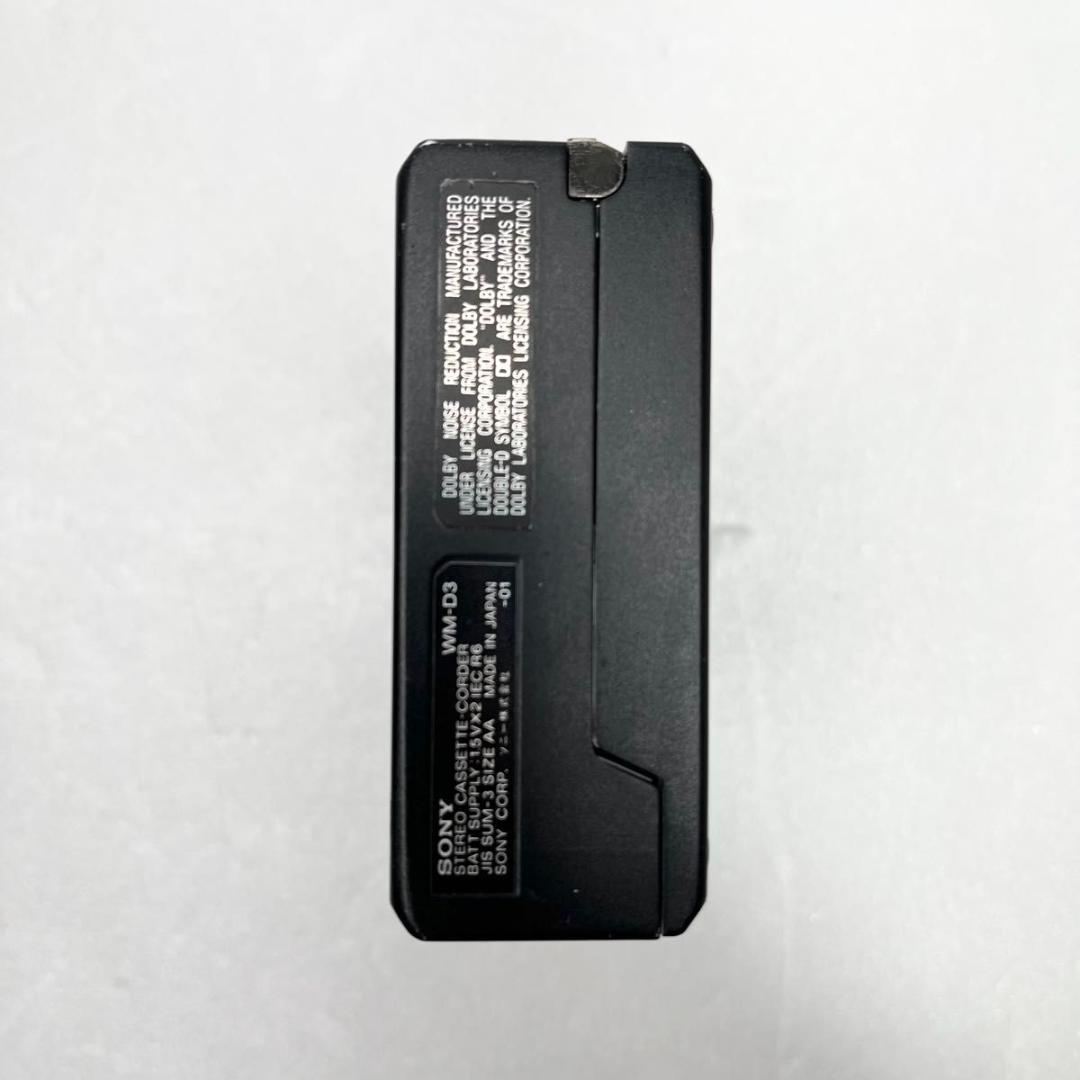 【全機能動作】SONY WALKMAN WM-D3 カセットプレーヤー
