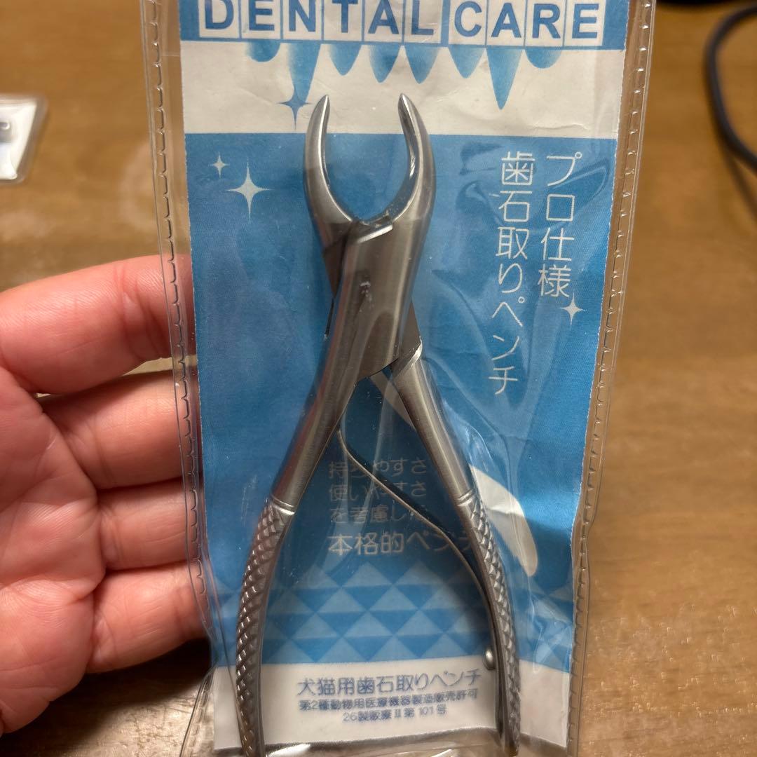 犬用デンタルケア 帝塚山ハウンドカム　歯石取りセット　使用品＋未使用