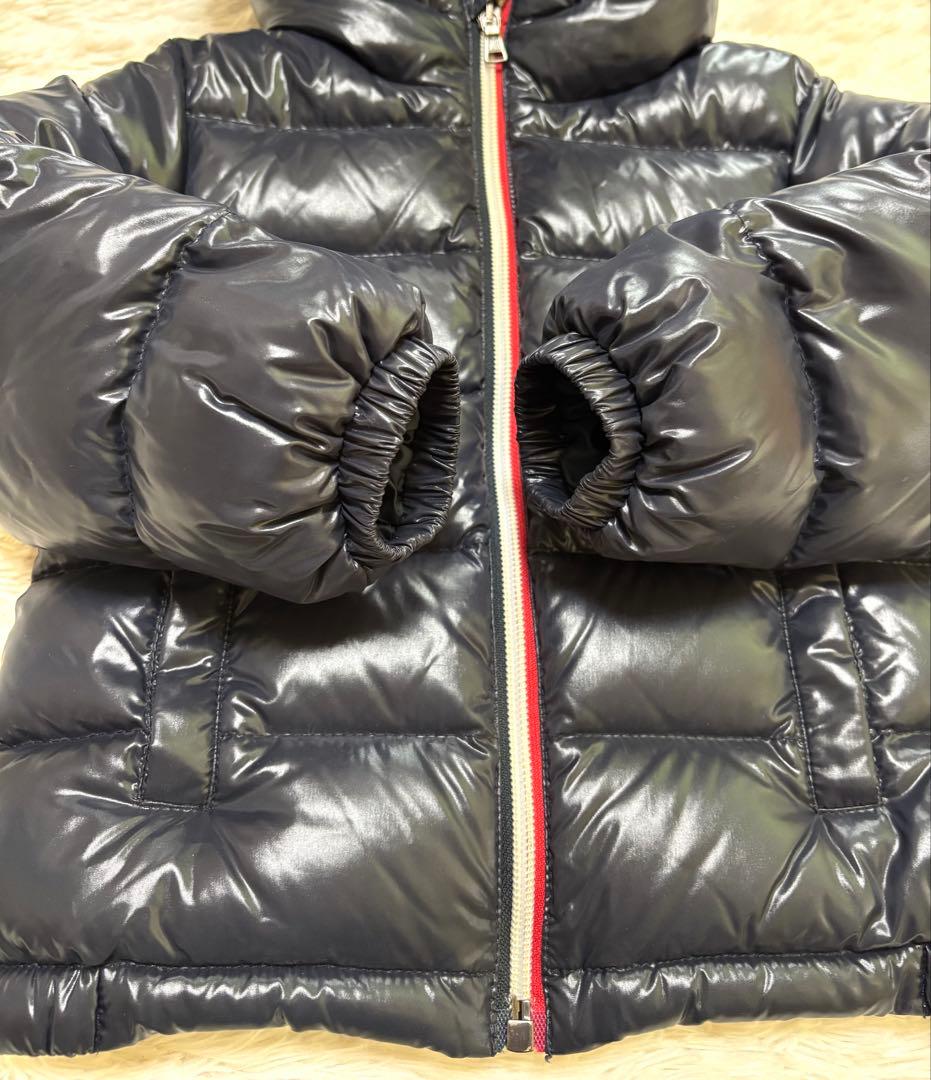 【美品】モンクレール ダウンジャケット キッズ ネイビー2anni92㎝100㎝