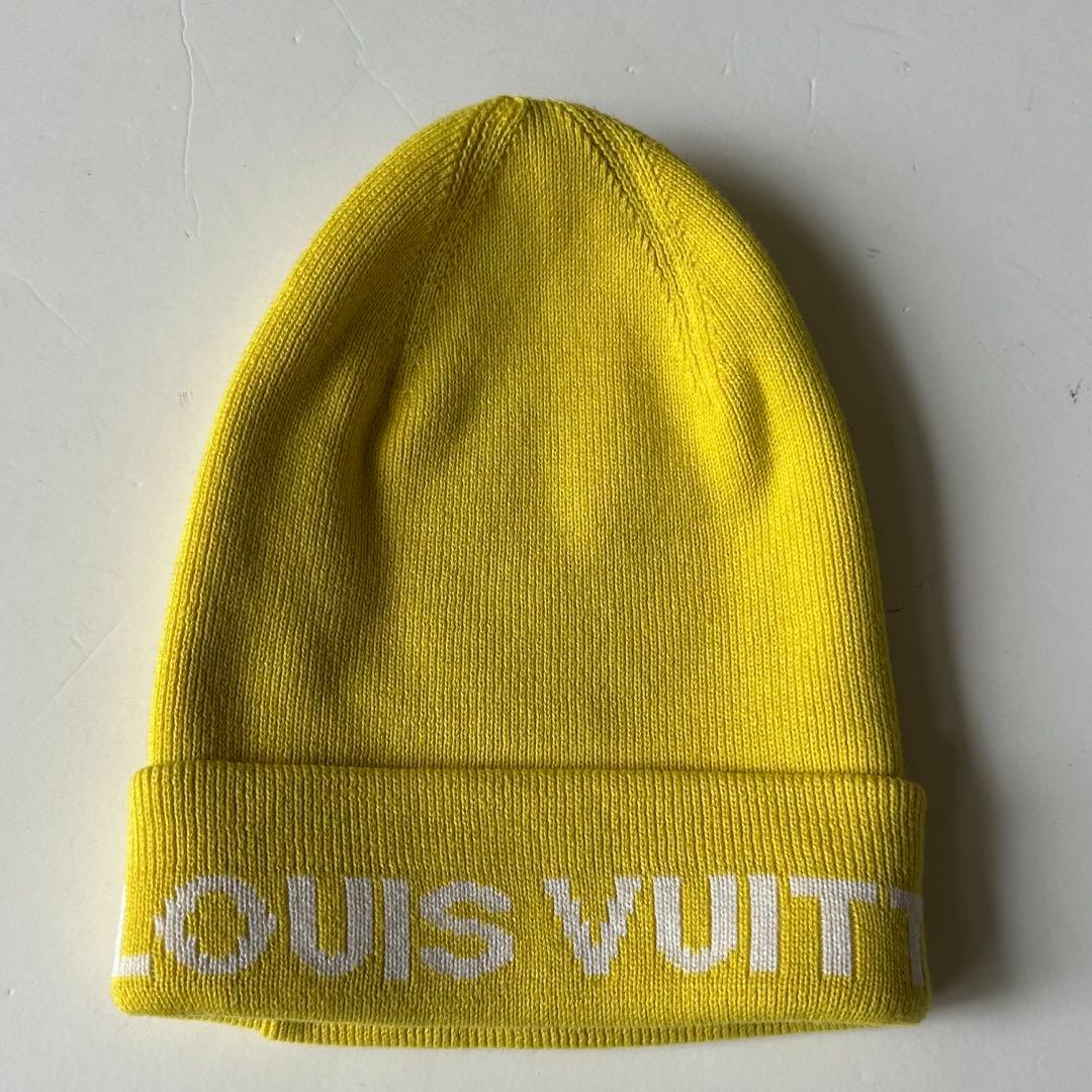 【美品】LOUIS VUITTON ニット帽　LVカップ