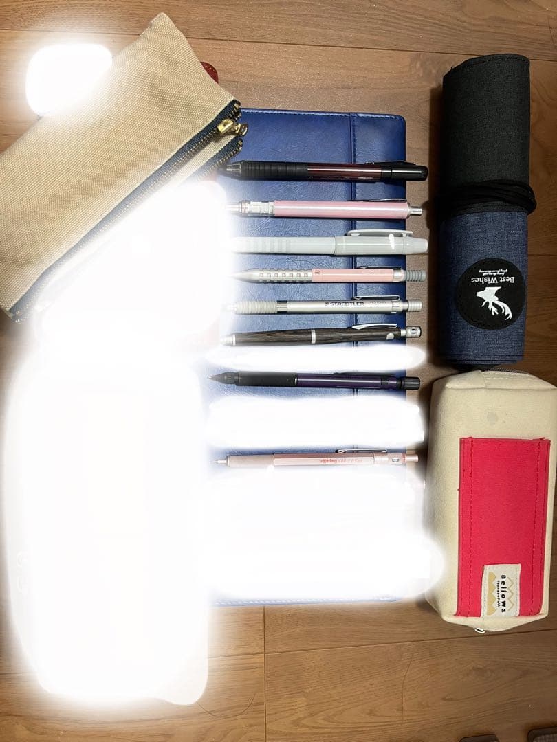 シャーペン,ボールペン,ペンケース,ものさし,ノートパッドホルダー 【交渉可】