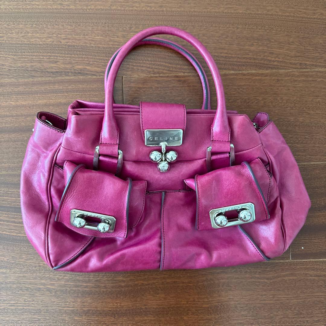 CELINE ピンク ハンドバッグ