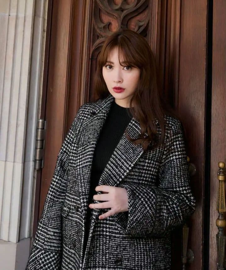 Herlipto公式正規Hemingway Check Tweed Jacket