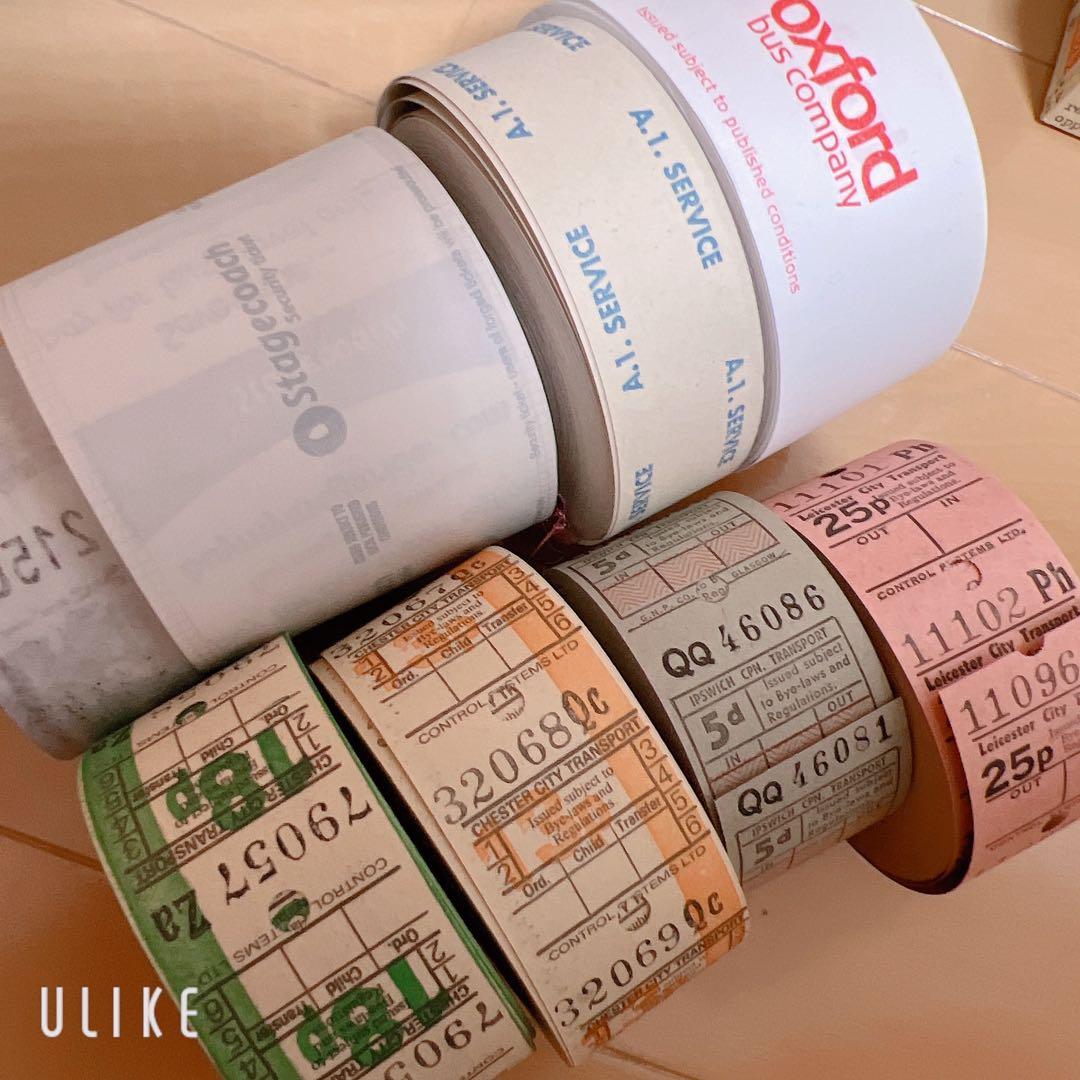 ヴィンテージ チケット 紙モノ コラージュ素材 ジャンクジャーナル まとめ売り