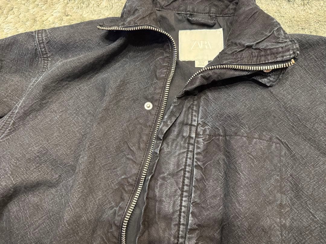 ZARA ダークグレー ロングコート