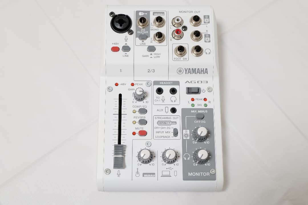 YAMAHA ライブストリーミングミキサー AG03MK2 LSPK ホワイト