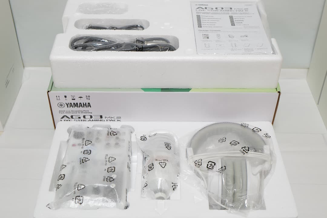 YAMAHA ライブストリーミングミキサー AG03MK2 LSPK ホワイト