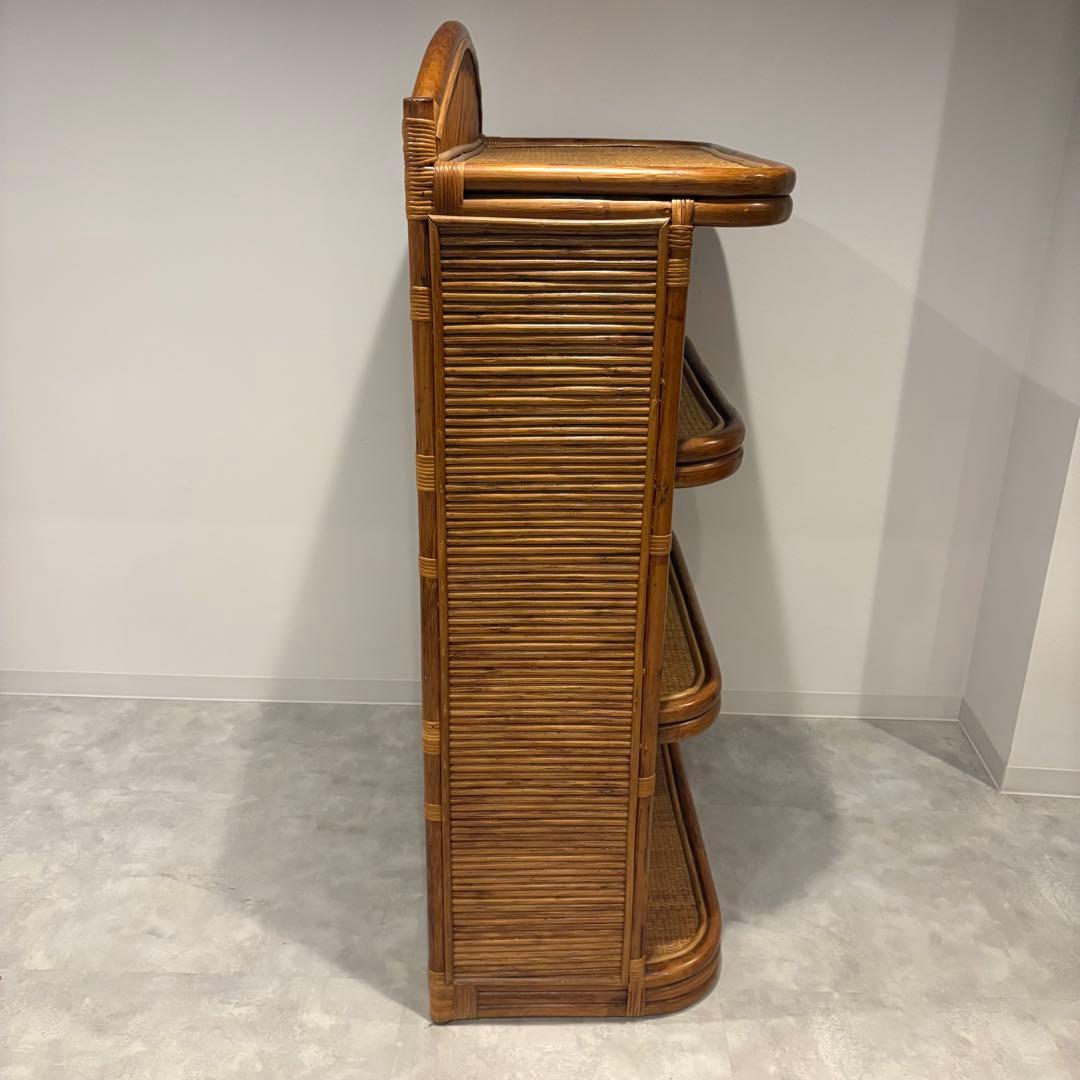 ラタン4段ラック　大きめ