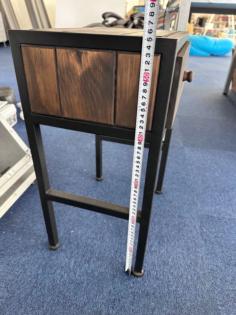 ダークブラウン サイドテーブル 55cm