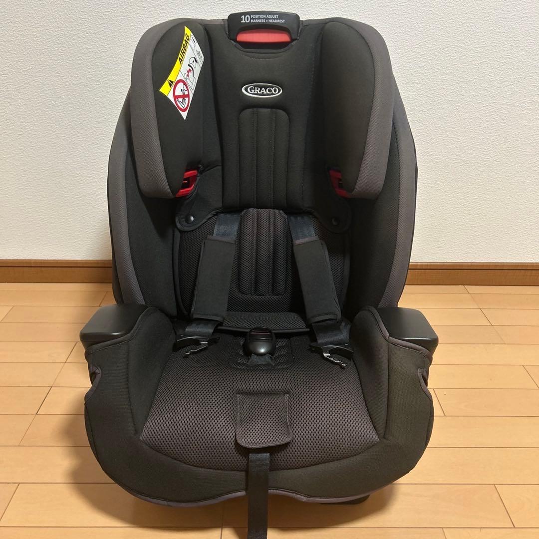 GRECOグレコ マイルストーン チャイルドシートジュニアシートシートベルト固定
