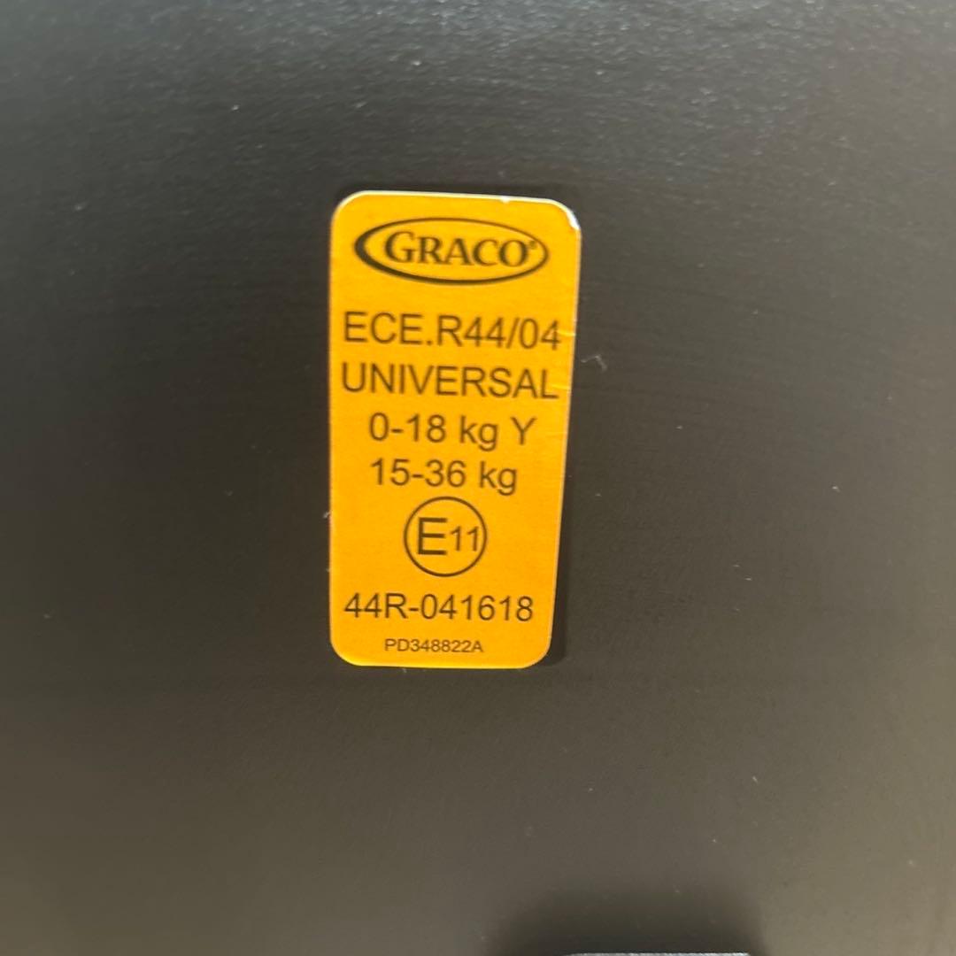 GRECOグレコ マイルストーン チャイルドシートジュニアシートシートベルト固定