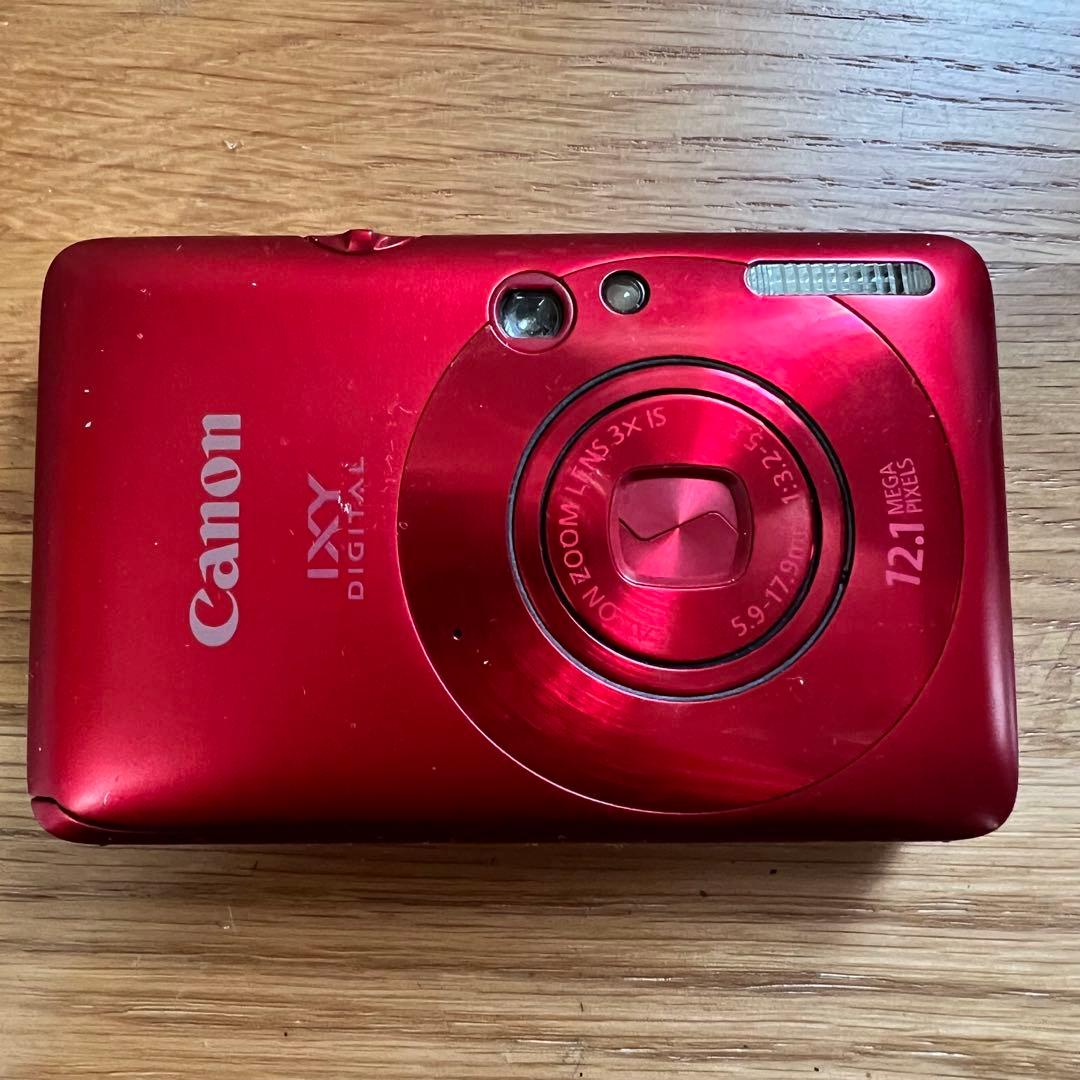 【希少美品】Canon IXY 210is キャノン デジカメ コンデジ 赤