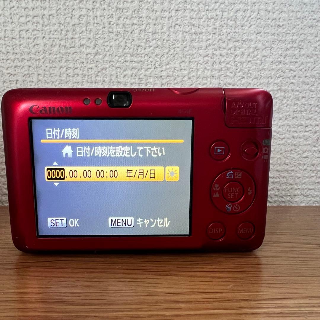【希少美品】Canon IXY 210is キャノン デジカメ コンデジ 赤