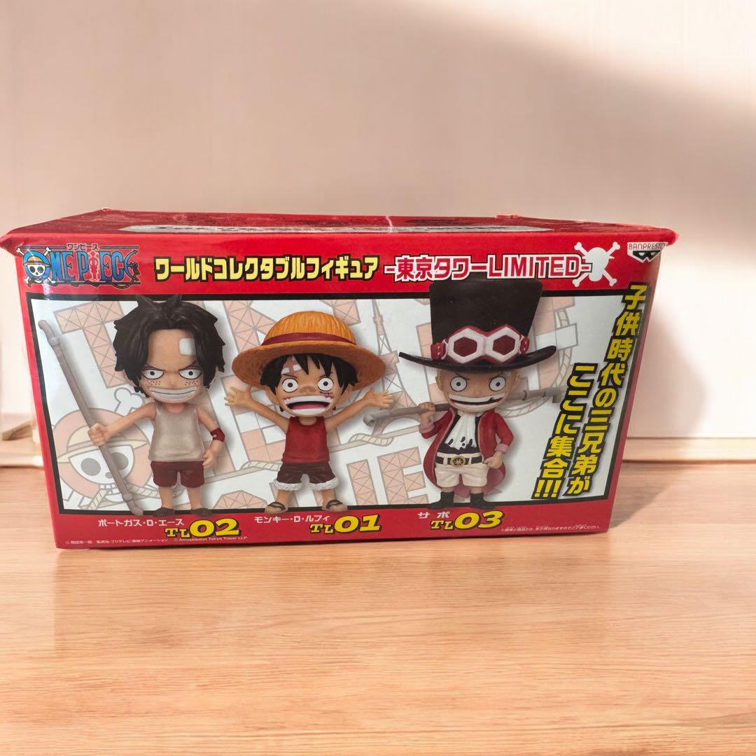 限定　ワンピース ワーコレ ルフィ エース サボ ワールドコレクタブルフィギュア