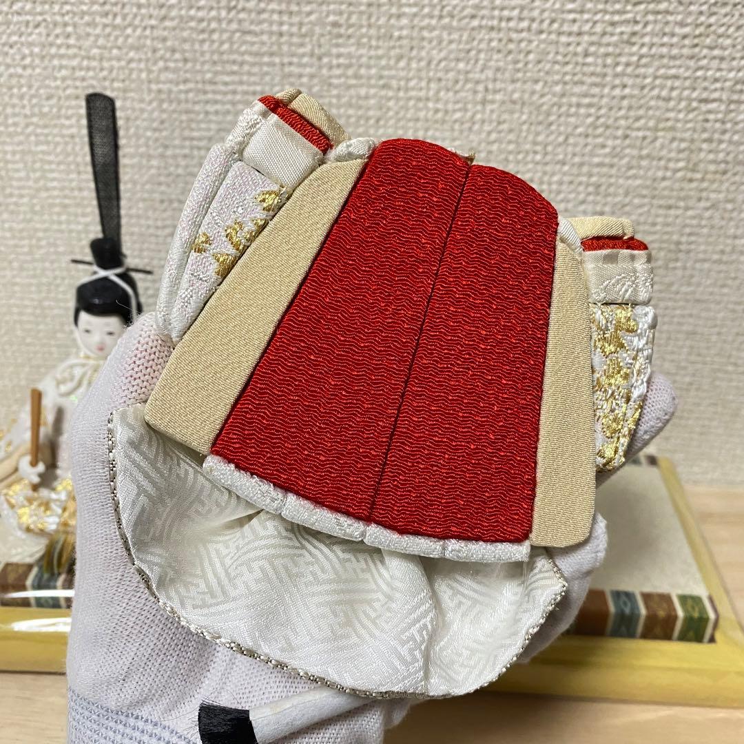最終値下げ。早い者勝ち お雛様　雛人形　白無垢　親王飾り　※台座付き