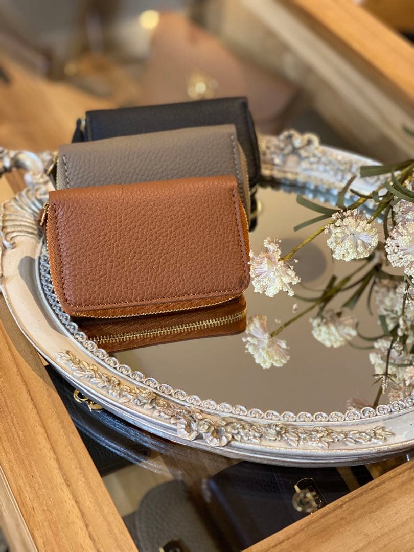 ÉSTOIRE レザーキーケース ブラウン