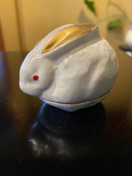 茶道具　うさぎ　香合
