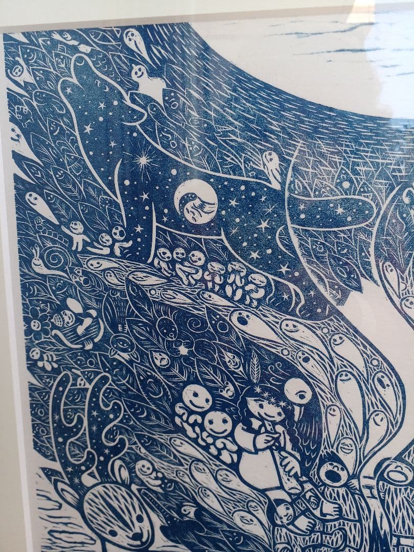 版画　小林煌さんの作品