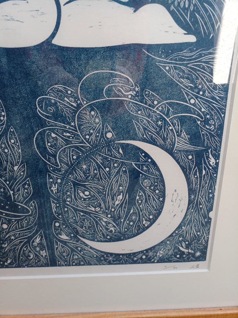 版画　小林煌さんの作品